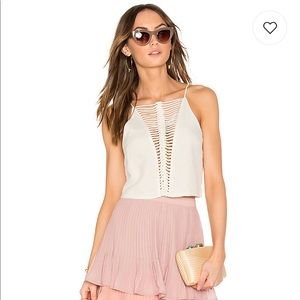 Dolce vita Lena halter crop tank xs